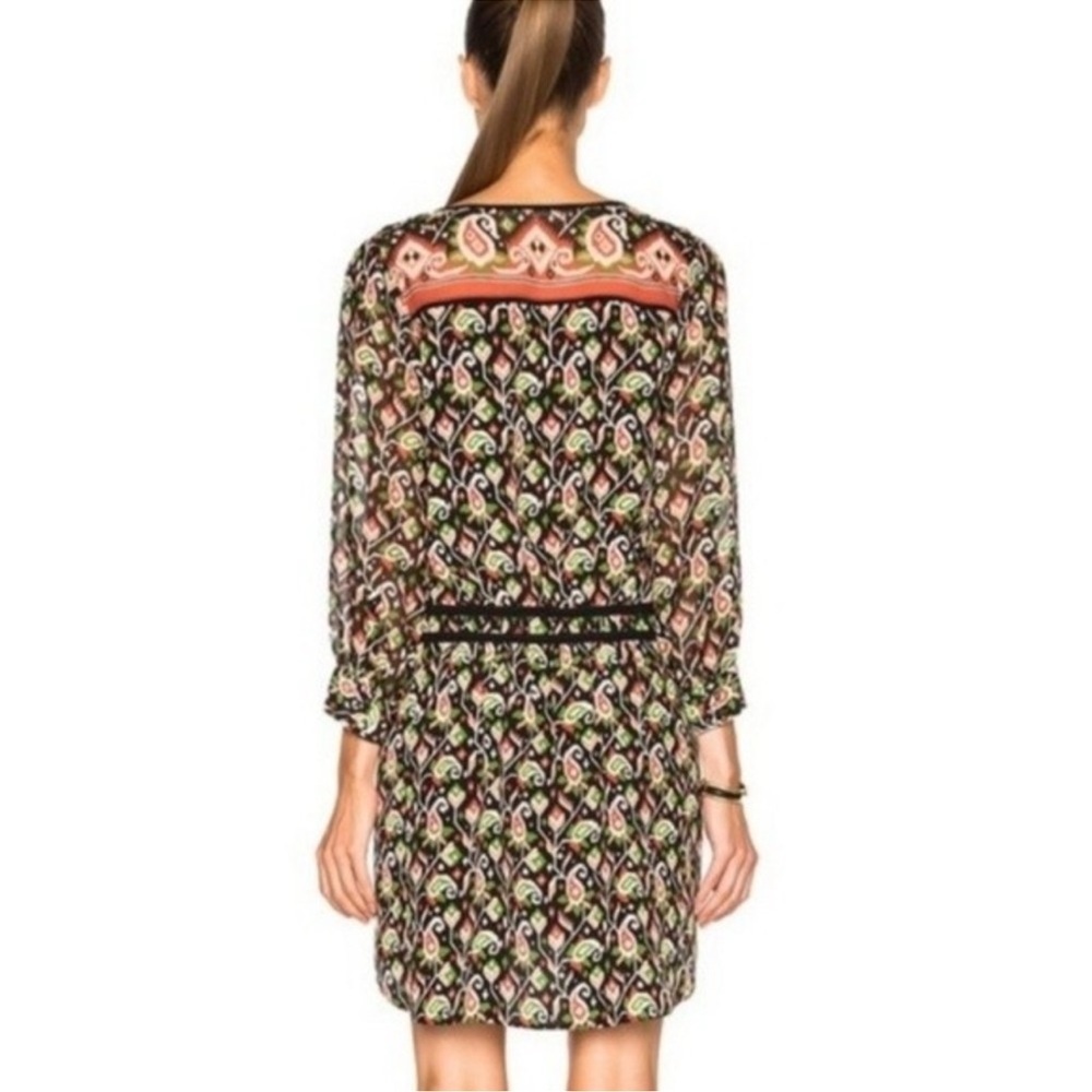 Veronica Beard Black Multicolor Printed Mini Dress - image 2